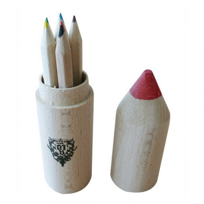 44494 Buntstifte im Holzkörper
