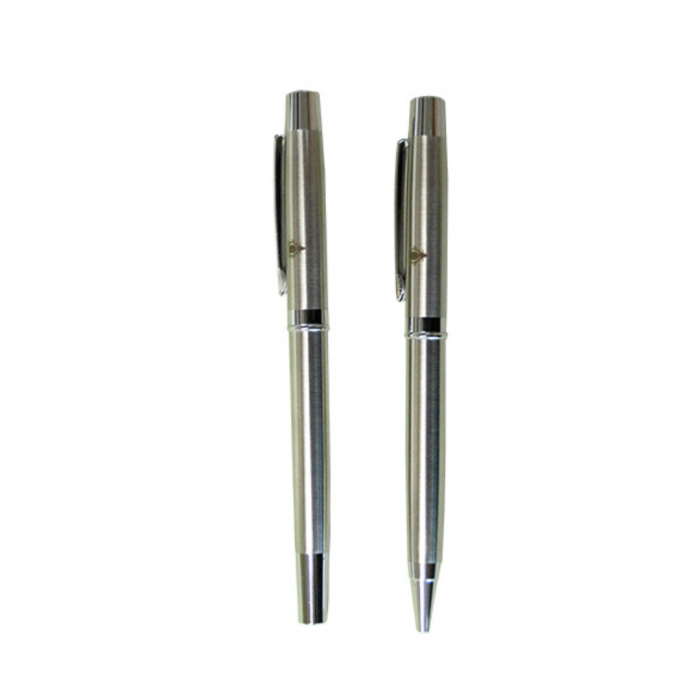 Schreibset Edelstahl