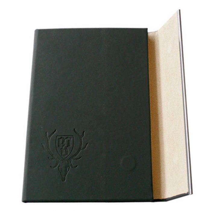 44607 Notizbuch schwarz mit Magnetverschluss