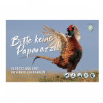 Schild Besucherlenkung Fasan