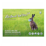 Schild Besucherlenkung Hase