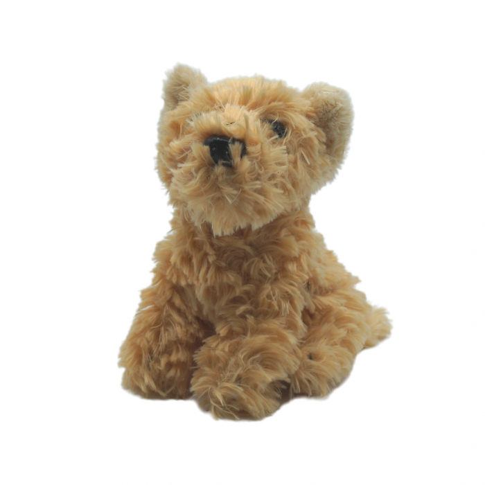 Plüschtier Minihund hellbraun