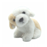 Plüschtier Minihund weiß