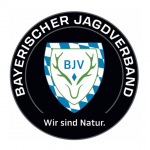 Autoaufkleber BJV schwarz mit Slogan - Wir sind Natur - innen und außen