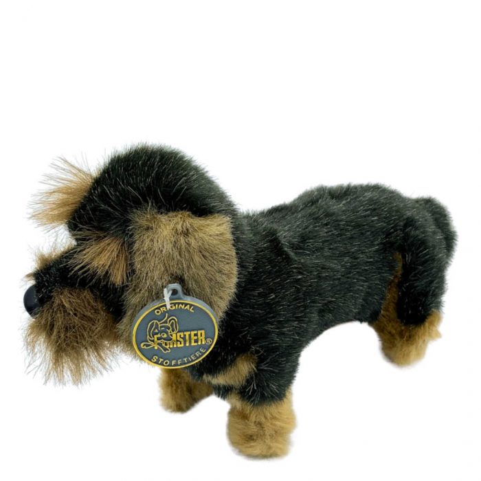 44861 Plüschtier Rauhaardackel stehend