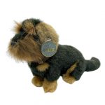 44862 Plüschtier Rauhaardackel sitzend