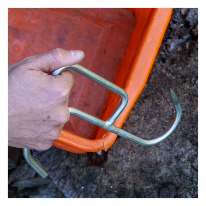 44905 Edelstahl Griffhaken als Bergehaken, Arbeitshaken und Aufbrechhaken