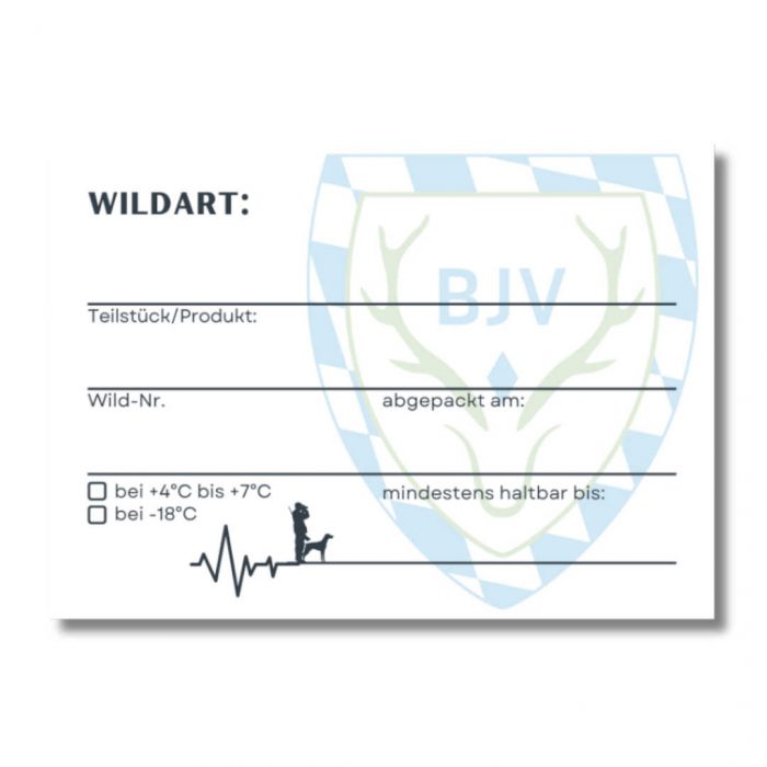 44907 BJV Tiefkühl-Wildbret-Aufkleber